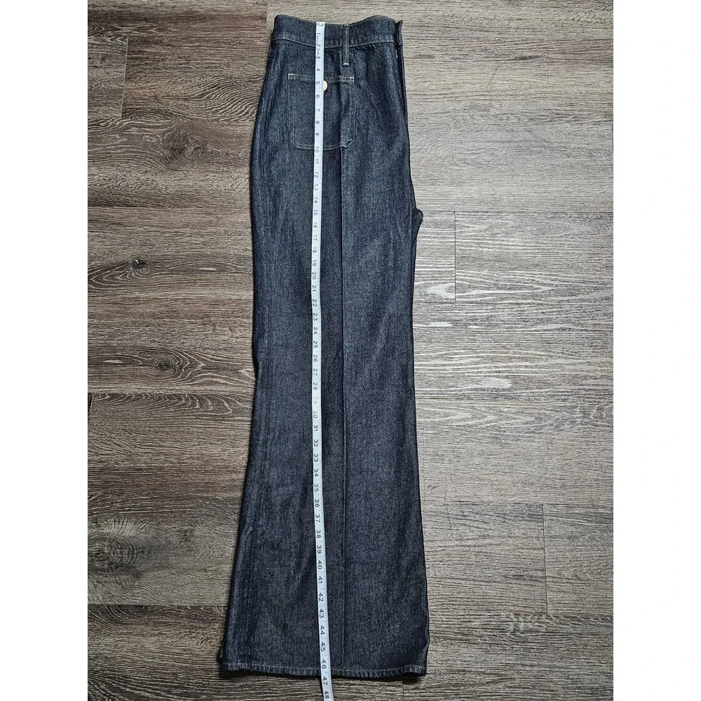 J. Crew Women's High-rise Sailor Denim Trouser in 1996 Semi-stretch Size 34 NWT